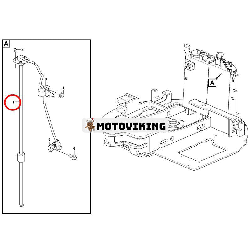 Sensor VOE14720769 för Volvo Grävmaskin EC210 EC210CL EW140C EW160D EW230C EC290CL ECR88 ECR88D