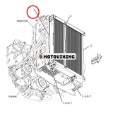 Oljekylare 304-7849 för Caterpillar CAT Engine 3054C C4.4 Lastare 416E 422E 428E 430E 432E 434E 442E 444E