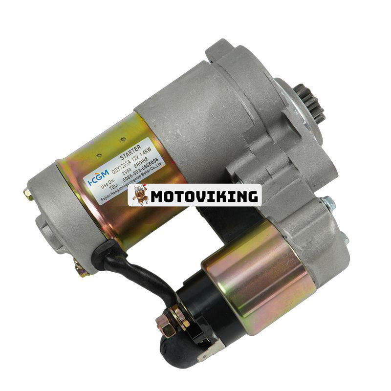 12V 9T Startmotor 118400-77020 för Yanmar Engine 2V750-C 2V750-CVTX 2V750-DVBF 2V78-CA 2V78C-SB 2V78C-TX