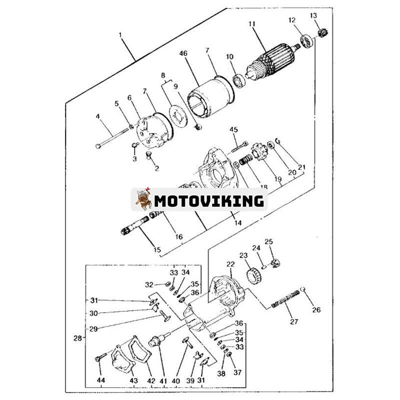 12V 15T Startmotor TY6715 för John Deere Engine 3009 3012 4020 Traktor 650 670 750 770 850 950 970 1050 900HC