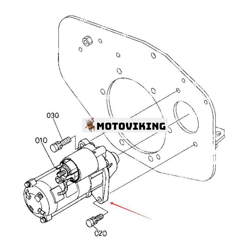 12V 9T 1,1KW Startmotor 1G069-63011 Kubota Engine D1105 Zero Turn Mower ZD28 ZD331 ZD25F ZD28 ZD326P ZD331P