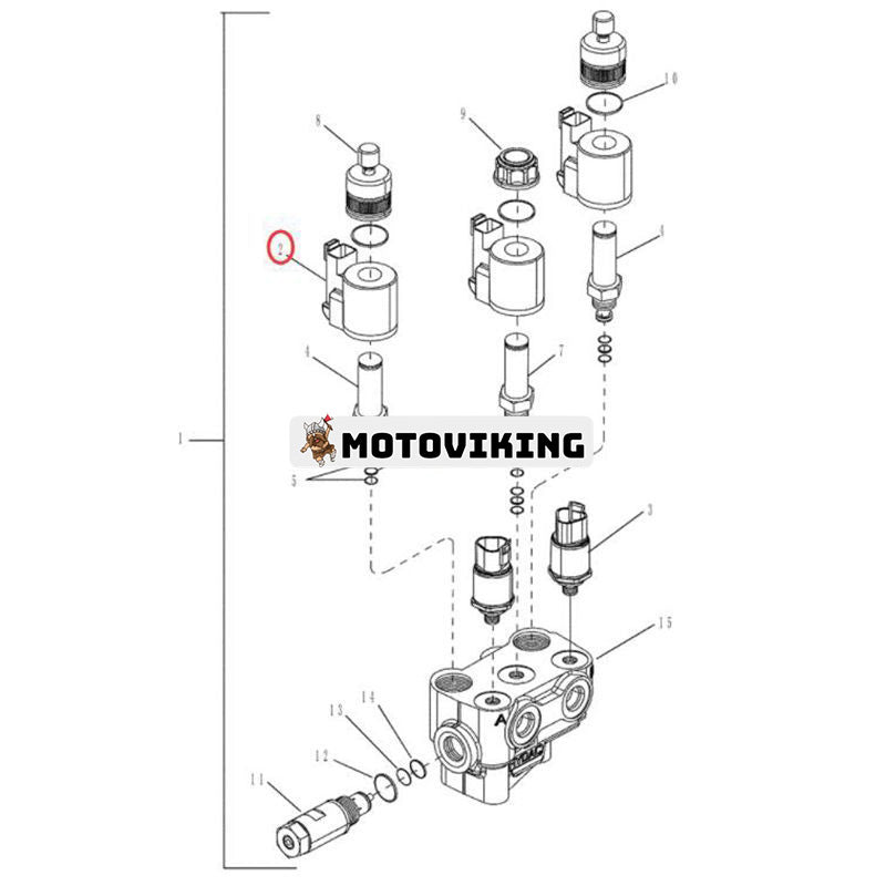 12V magnetventilspole 84130917 för CASE Tractor Magnum 180 220 225 235 2654 275 280 290 305 335 340 370 380 MX215 MX245 MX30575 MX