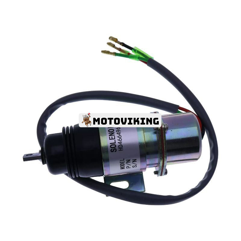 12V stoppmagnetventil 4314269 4281719 för Hitachi grävmaskin EX12 EX15 EX20UR-2 EX22 EX25 EX30 EX30UR-2 EX35 EX40UR-2 EX45