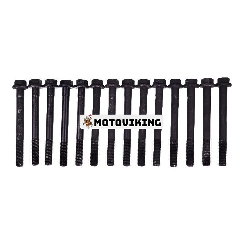 14 ST Cylinderhuvudsbult 129150-01200 för Yanmar Engine 3TNV88 3TNV84 3TNE88 3TNE84 3JH3E