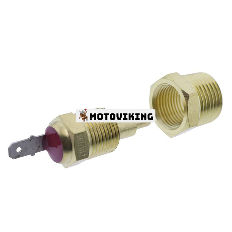 3/8" 210-195 graders elektrisk termostat temperatursensorbrytare för 10" 12" 14" 16" kylfläkt