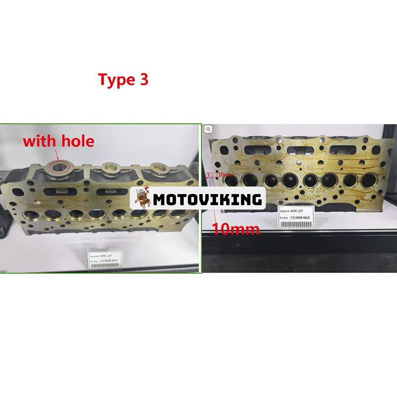 3024C C2.2 motor komplett cylinderhuvud med ventiler för Caterpillar CAT-lastare 216B 216B3 226B 226B3 232B 242B 247B 247B3 257B