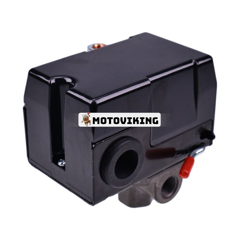 4 Port NPT 1/4 95-125 Psi luftkompressor tryckbrytare LF10-4H för Lefoo
