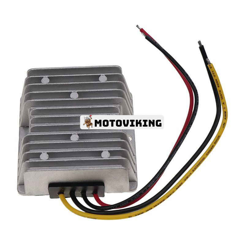 48V DC/DC spänningsomvandlare Regulator Reducer ner till DC 12V 10A Vattentät för golfvagn
