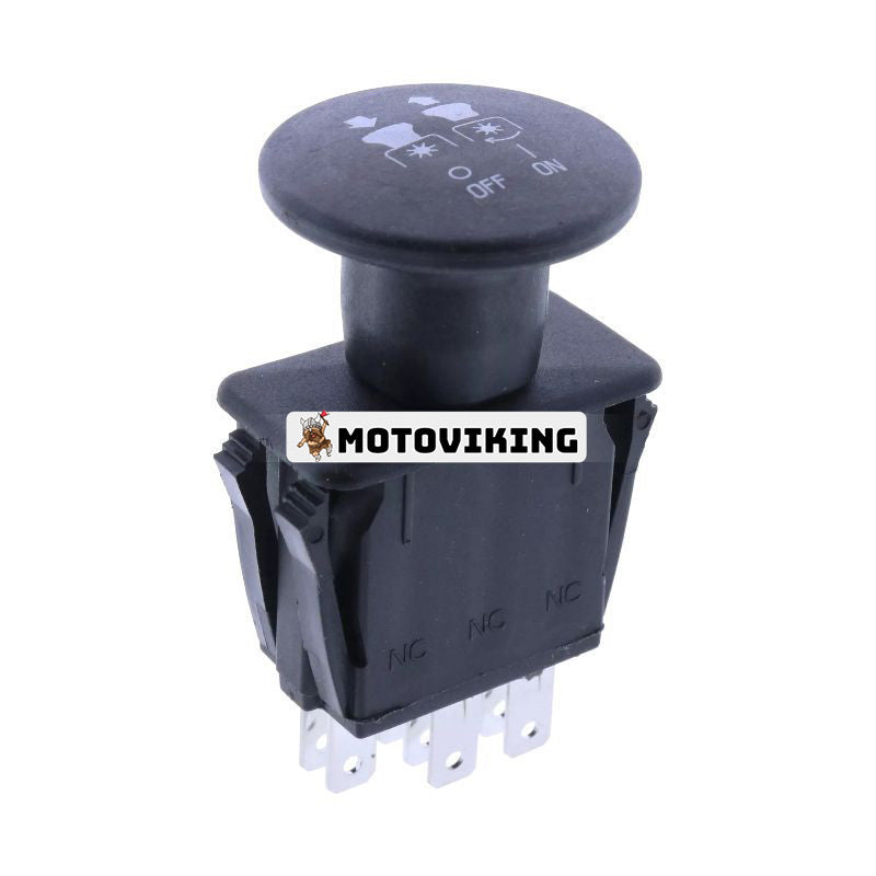8 terminaler kraftuttagsbrytare 430-117 532196112 för Husqvarna GT2254 GTH2654 LGT2554 LGT2654 Poulan PB20VA48 PB22VA54 PB23H48YT PB24VA54 traktor
