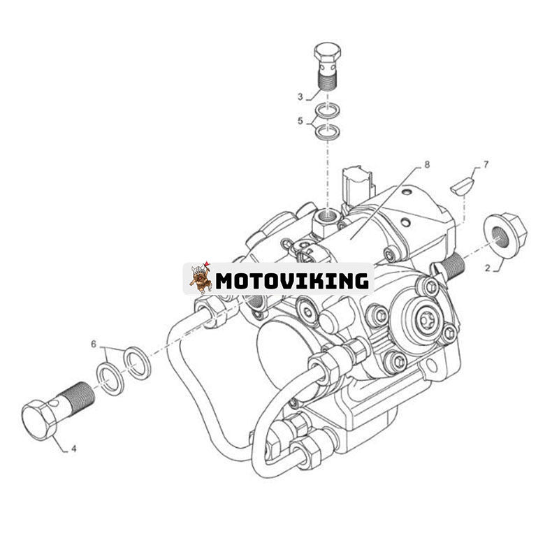 Bränsleinsprutningspump 22100-E0025 för Hino Engine J08E Kobelco grävmaskin SK300-8 SK330-8 SK350-9