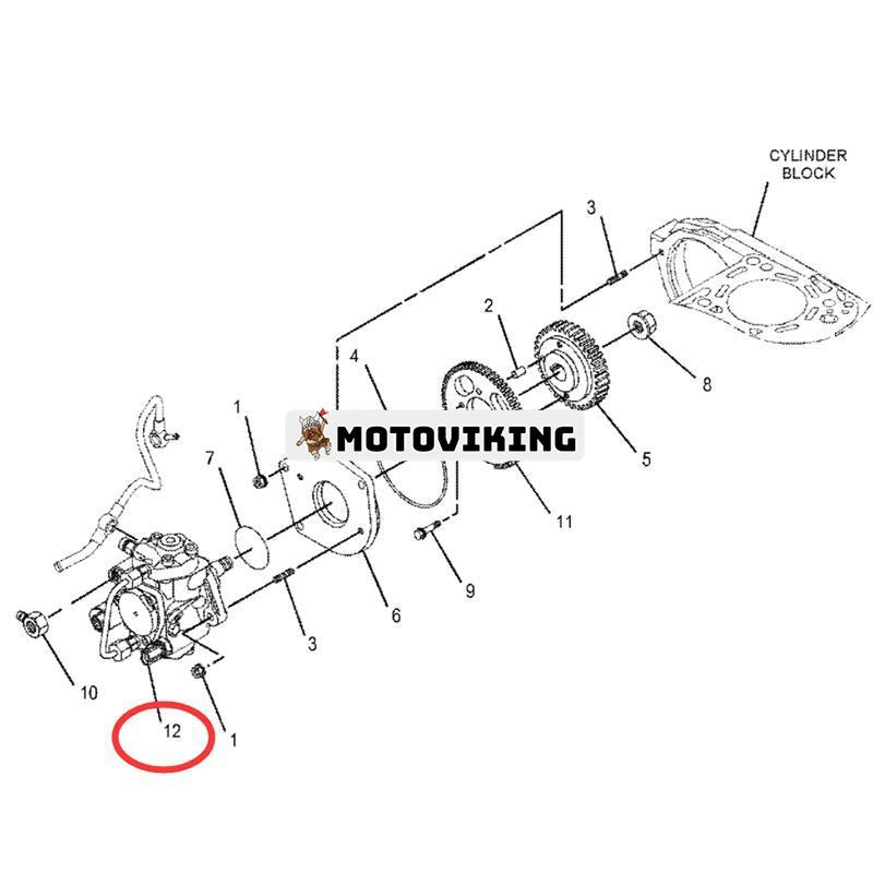Bränsleinsprutningspump 436-1091 för Caterpillar CAT Engine C3.3B Lastare 242D 236D 242D3 246D 259D Grävmaskin 308 309 310