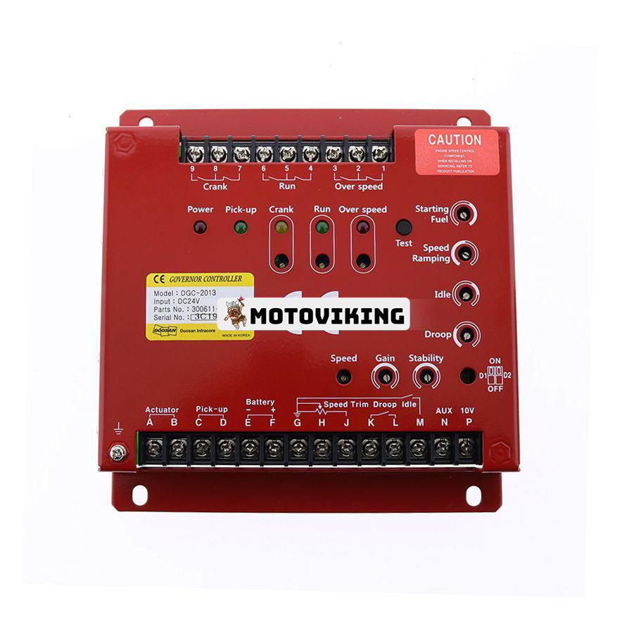 Governor Speed Controller Unit DGC-2013 DGC-2007 för Hyundai Doosan Daewoo Engine P126