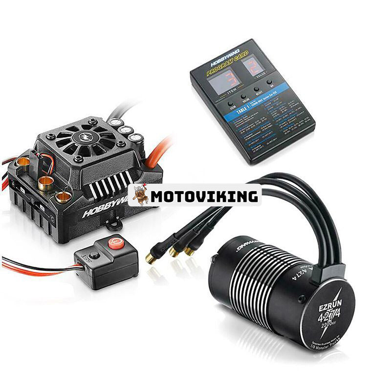 Hobbywing MAX8 ESC EzRun 4278SD 2250KV G2 Borstlös Motor Combo XT90 38010405