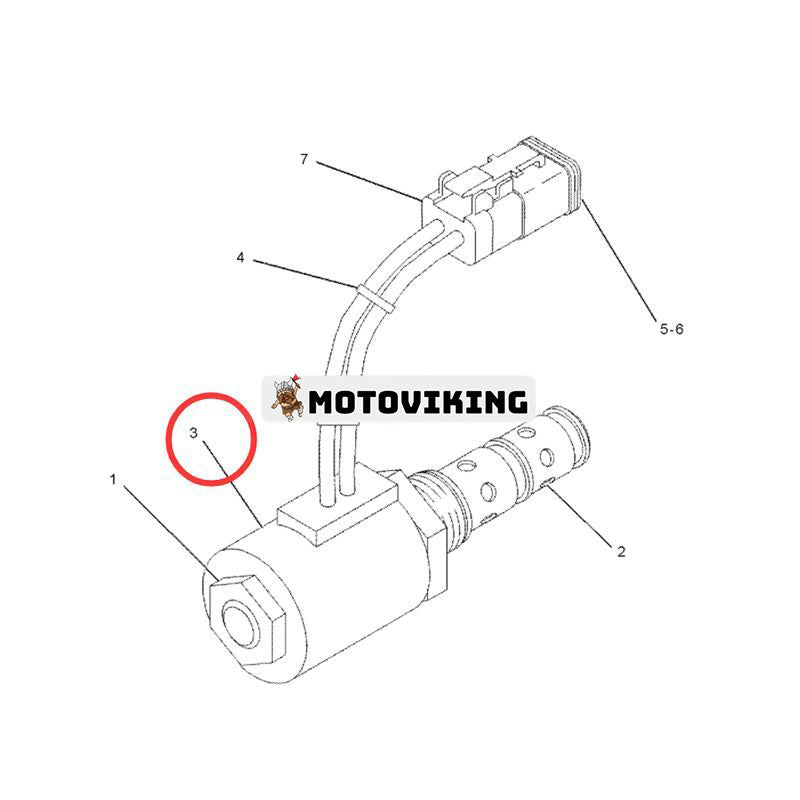 Magnetventilspole 130-0013 för Caterpillar CAT Grävlastare 428D 430D 432D 436C 438C 438D 442D 446B 416C 416D 420D 424D 426C 428C