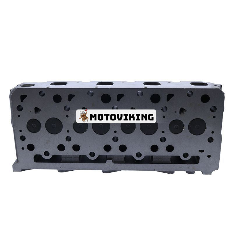 Motor V2403 V2403-M Komplett cylinderhuvud med ventiler och fjädrar för Kubota