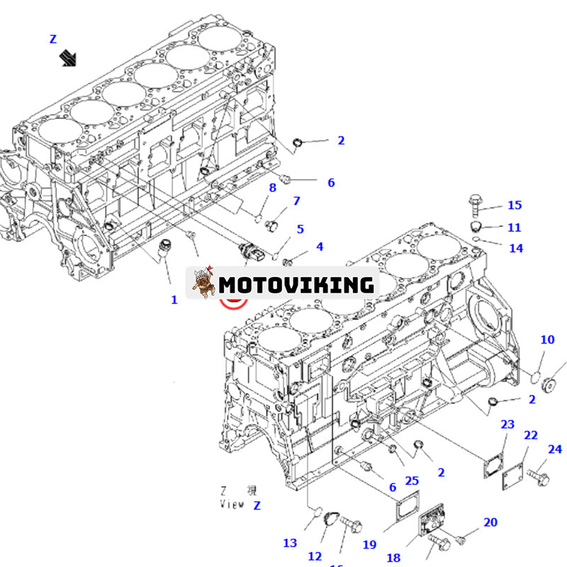 Oljetryckssensor 6219-81-1961 för Komatsu Engine SAA6D125E SAA6D140E SAA6D170E Grävmaskin PC400 PC450 PC490