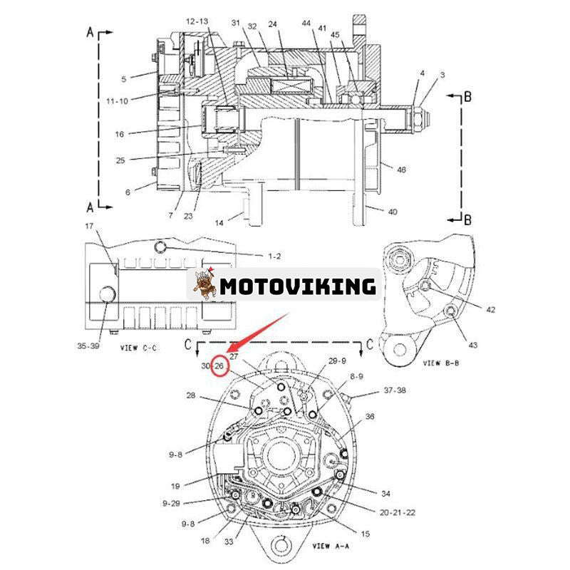 Regulator As-Voltage 3T6354 för Caterpillar CAT 229 245 320B 345B 350 365B 375 385B 5080 5090B 3306