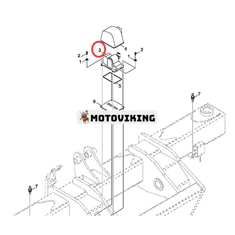 Roterande positionssensor AL110352 för John Deere traktor 5620 6010 6100 6110 6415 6425 6430