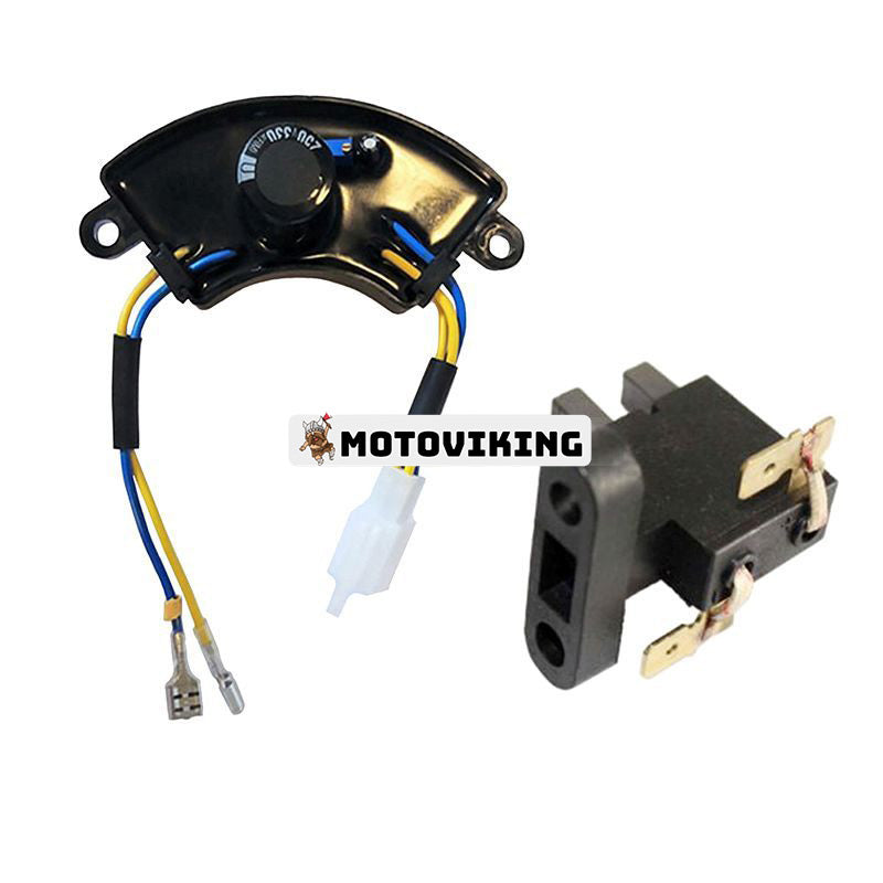 Rund AVR & 2-3KW kolborste 32350-ZA7-003 för Kipor Kama 168F Honda Generator Volt Regulator