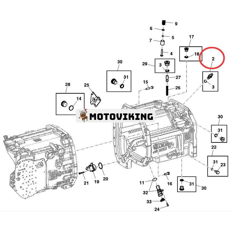 Sändare AL156798 för John Deere traktor 6105R 6110R 6115R 6120R 6125R 6130R