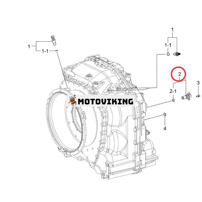 Sändarhastighet ZGAQ-00653 för Hyundai hjullastare HL7803A HL730-7 HL757-7S HL760-7