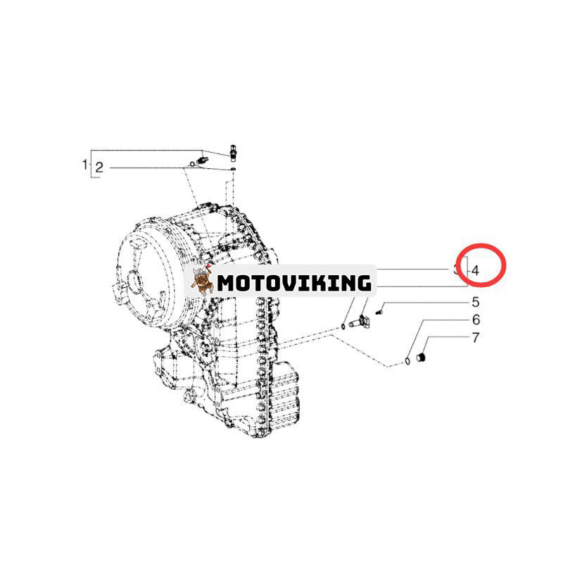 Sensor 8603398 för New Holland hjullastare W110 W130 W170B W190B W230C W270C W300C