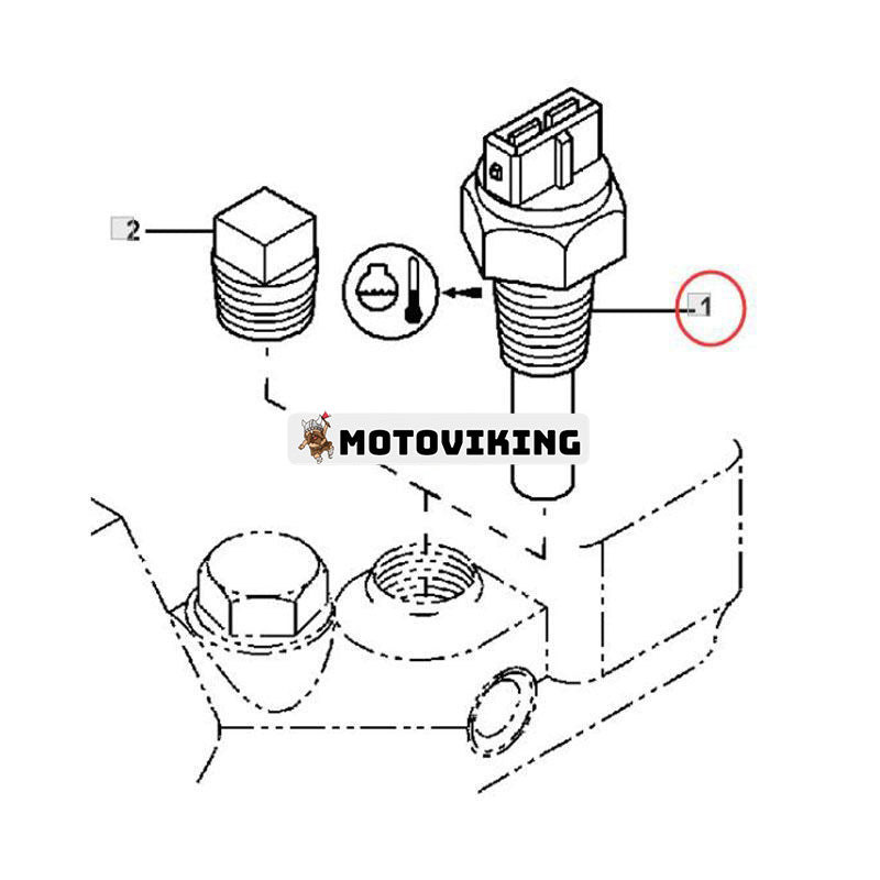 Sensor RE62474 för John Deere 3100 3200 3310 3410 6020 6120 6215 6320 6415 6510 6515 6810 7320 7520