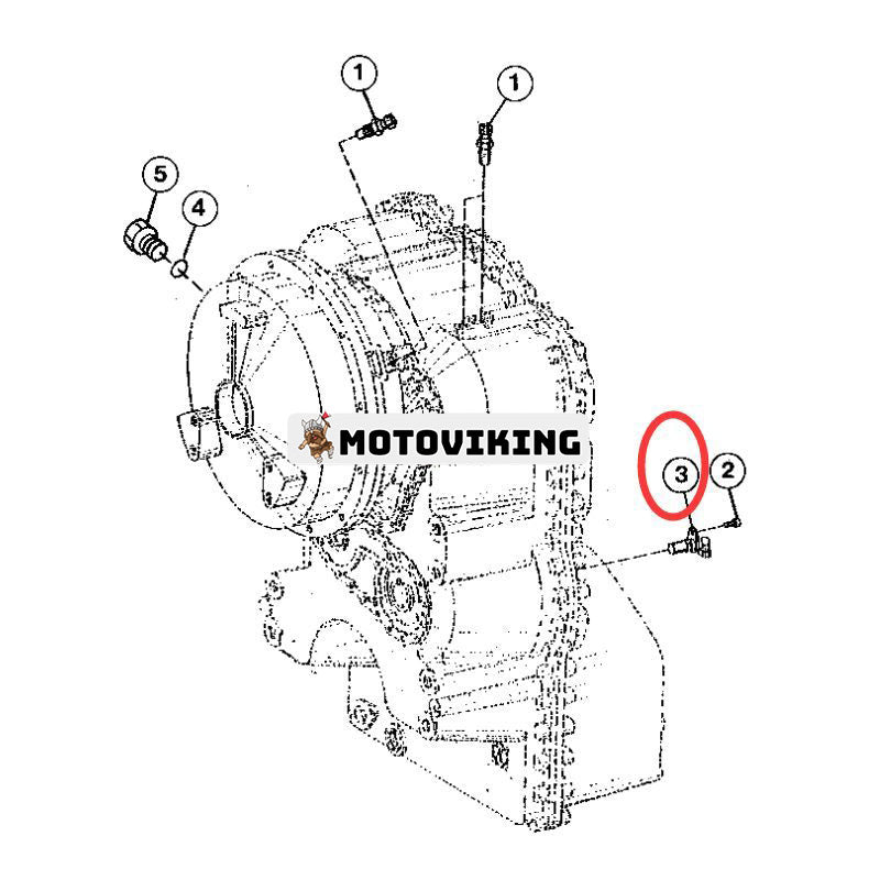 Sensor T179510 för Hitachi Loader LX150-5 LX230-3 LX100-3 LX120-3