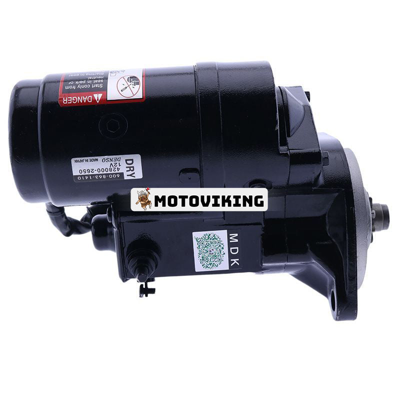 Startmotor 1280000960 för Isuzu Engine C-190 C-240 2AB1 3AB1 4FA1