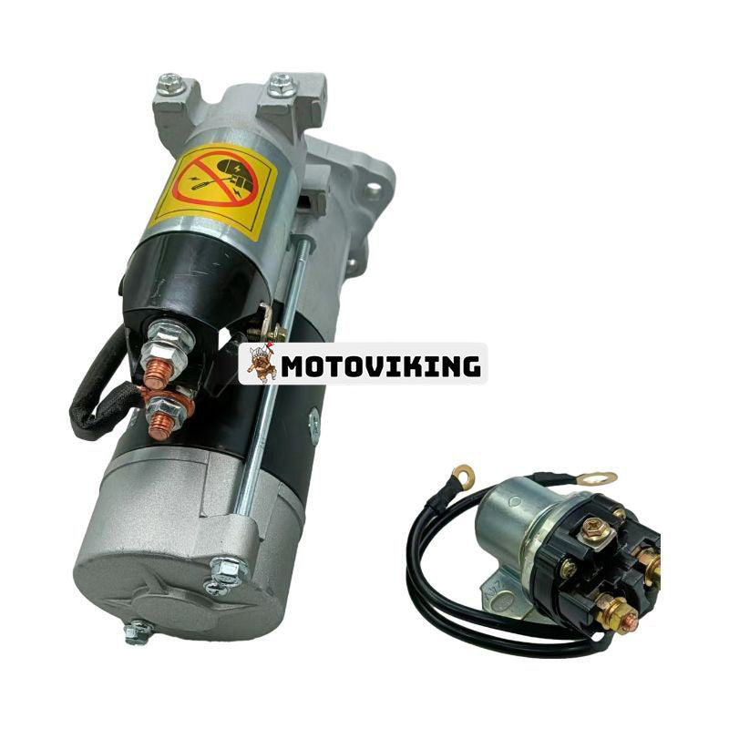 Startmotor M008T60371 32B66-20100 för Mitsubishi S6S Caterpiller CAT 3066 Motor E320C E320D Hitachi ZAX330 grävmaskin