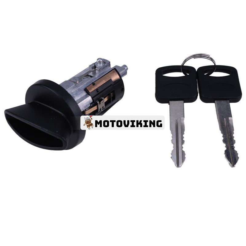 Svart ram Tändlåscylinder med nyckel 1L3Z11582A för Ford Mercury Lincoln Pickup