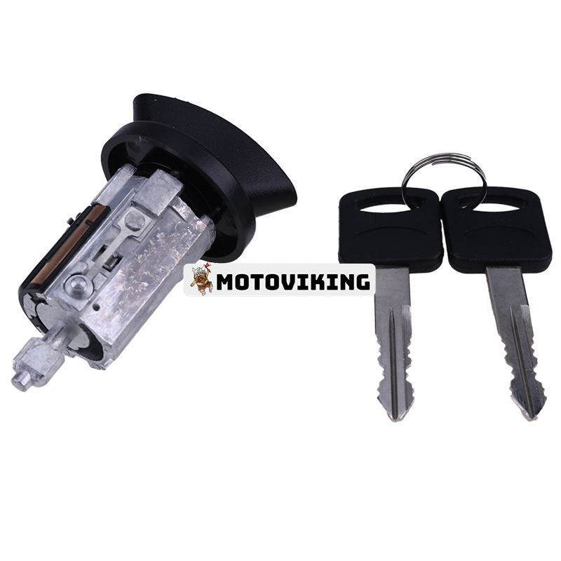 Svart ram Tändlåscylinder med nyckel 1L3Z11582A för Ford Mercury Lincoln Pickup