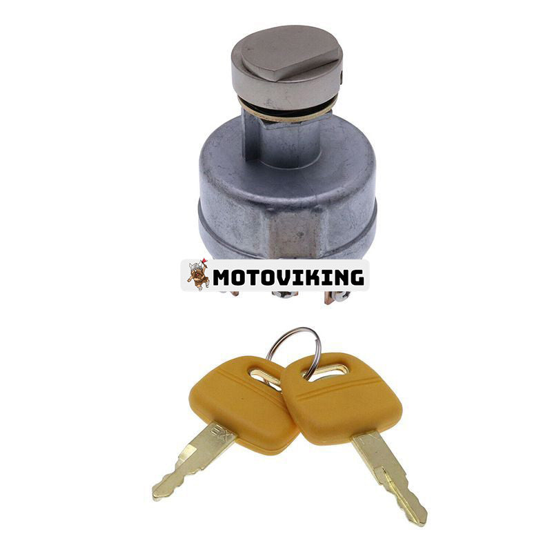 Tändningslås FYD00005609 Med 2 nycklar för Yanmar motor 3TNV88F 4TNV88C 4TNV98C John Deere grävmaskin 30G 35G 50G 60G