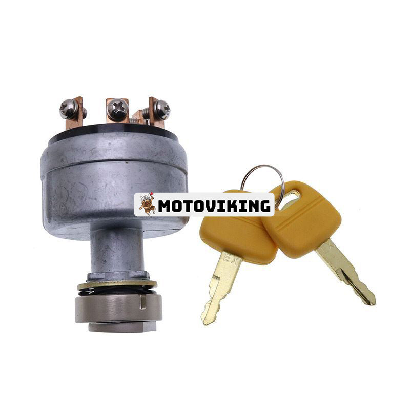 Tändningslås FYD00005609 Med 2 nycklar för Yanmar motor 3TNV88F 4TNV88C 4TNV98C John Deere grävmaskin 30G 35G 50G 60G