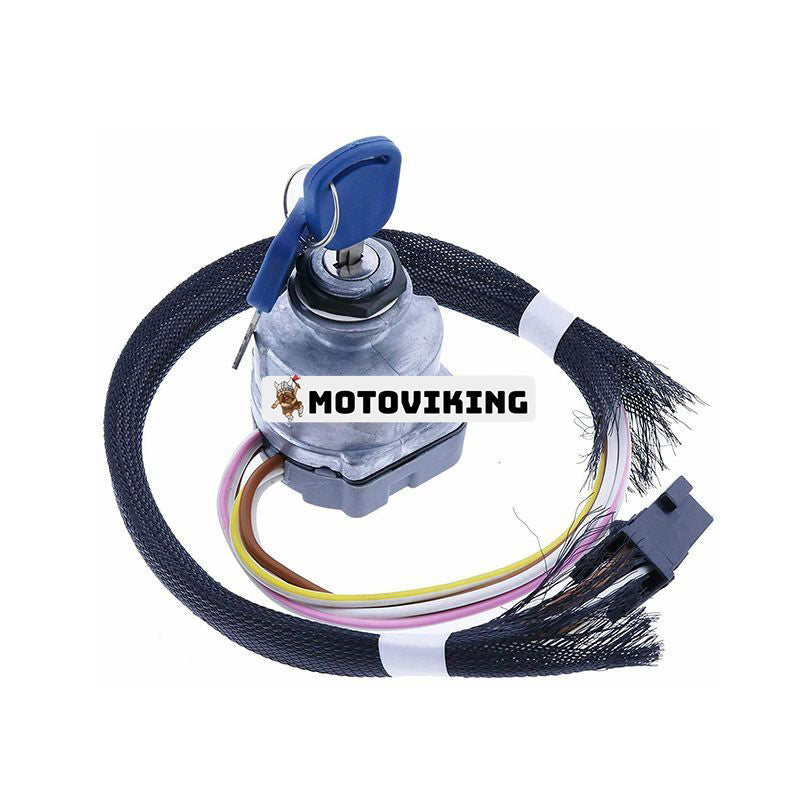 Tändningslås med nyckel F0NN11N501AA för Ford New Holland TS100 TS110 TS115 TS90 TM125 TM135 TM150 TM165 traktor