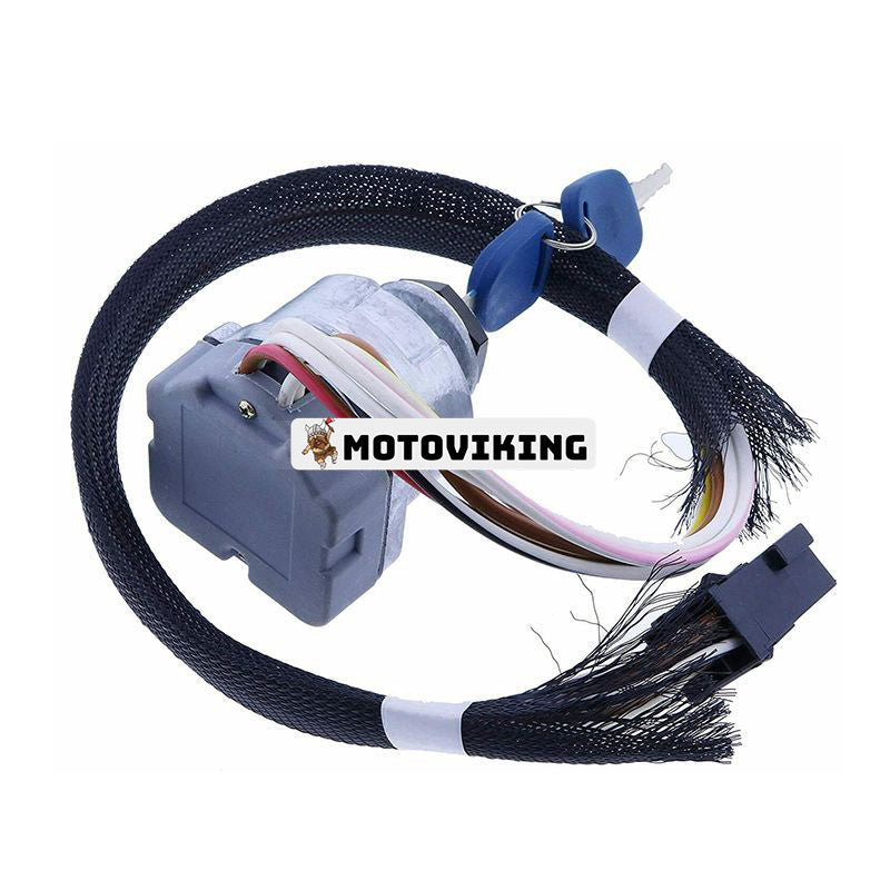 Tändningslås med nyckel F0NN11N501AA för Ford New Holland TS100 TS110 TS115 TS90 TM125 TM135 TM150 TM165 traktor