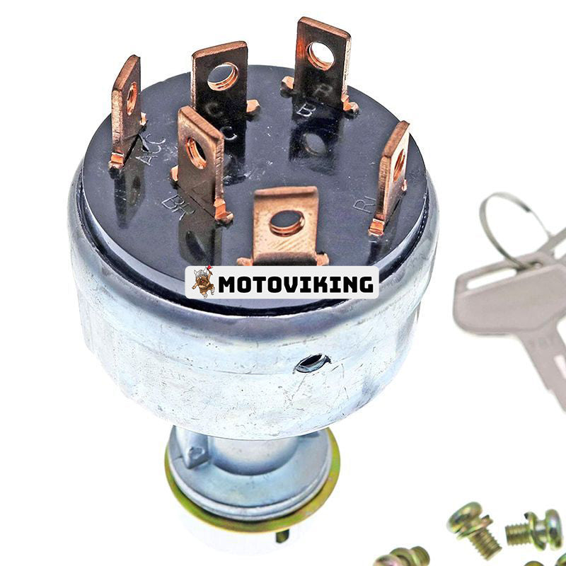 Tändningsstartbrytare 08086-10000 med nycklar till John Deere traktor 650 750 850 900HC 950 1050 1250 1450 1650