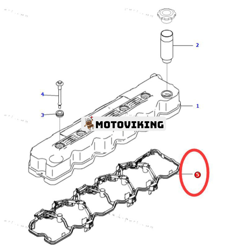 Trådstammspackning 6754-11-8330 för Komatsu Engine SAA6D107E-1 Grävmaskin PC200-8M0 PC220-8M0
