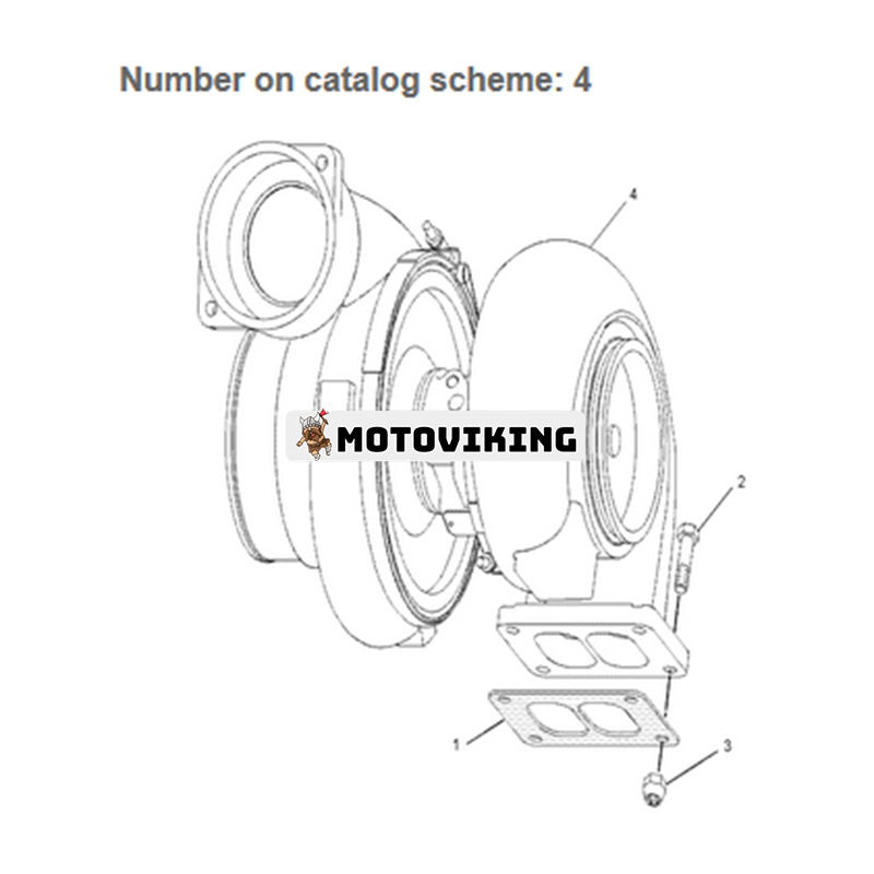 Turbo GT5008B Turboladdare 196-5953 för Caterpillar CAT Generator SR4 motor 3456