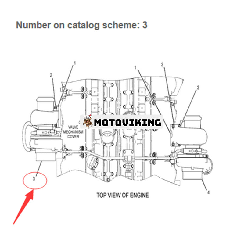 Turboladdare 278-5428 10R-5427 för Caterpillar CAT Engine C32 Petroleum Products TH48-E70