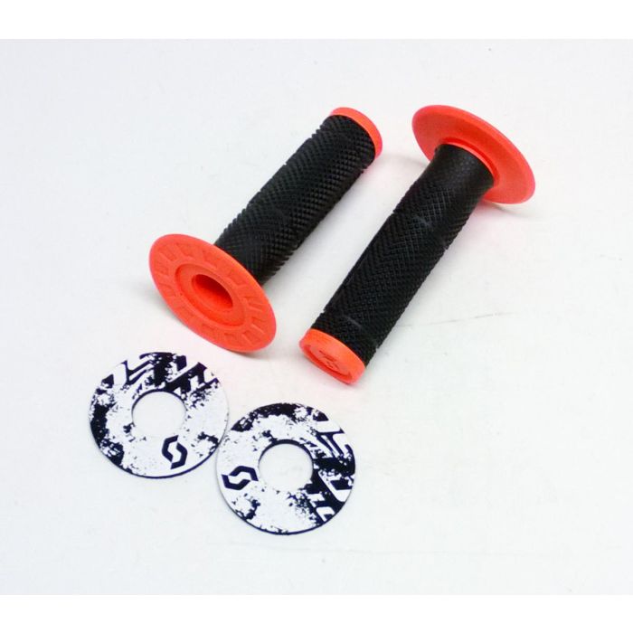 Scott Mx Sxii Grips 22/25Mm Svart/Neonorange Sc310020