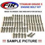 Ktm Huq 250/350 Titanium Motor Bolt Kit Kit Storlek 41 Boltar - Motorbultsatser - Titanium