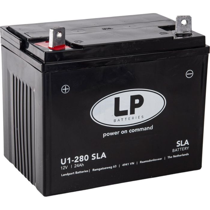 Batteri U1-280 Sla Tätta 12V 24Ah. Lb U1-280 Sla