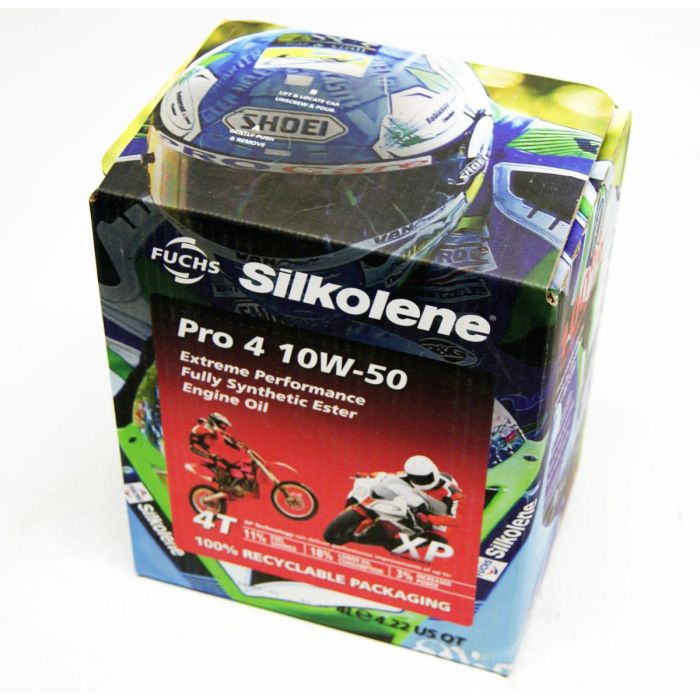 4Lt Pro-4 Xp 10/50Wt Silkolene Silkolene 602013682