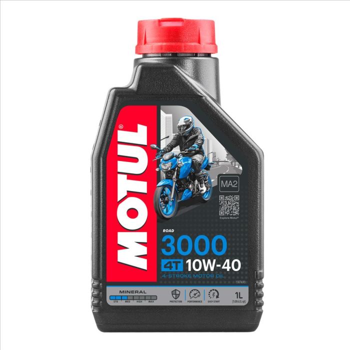 3000 10W40 4T 1 Liter Motul 450040 Box=12 Motorcykel Mineral