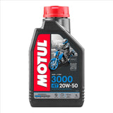 3000 20W50 4T 1 Liter Motul 450038 Box=12 Motorcykel Mineral