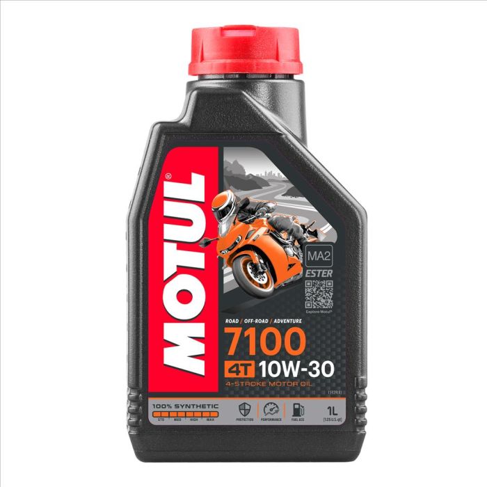 7100 10W30 4T 1 Liter Motul 450014 Box=12 Motorcykel 100 % Syntetisk