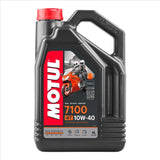 7100 10W40 4T 4 Liter Motul 450017 Box=4 Motorcykel 100 % Syntetisk