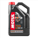 7100 10W50 4T 4 Liter Motul 450019 Box=4 Motorcykel 100 % Syntetisk