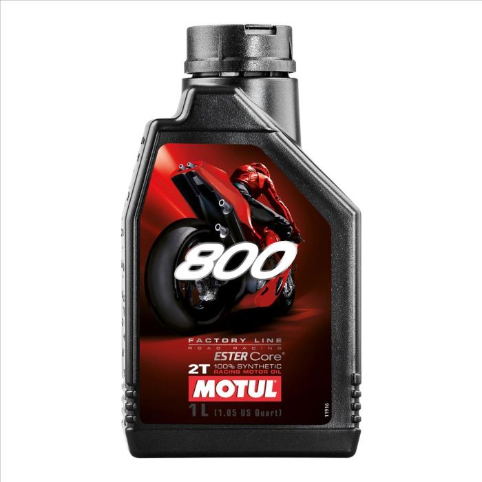 800 2T Fl Road Racing 1 Liter Motul 450052 Box=12 Motorcykel 100 % Syntetisk